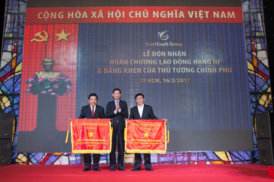 Benthanh Group tổ chức Hội nghị Tổng kết phong trào thi đua yêu nước năm 2016, Lễ đón nhận Huân Chương Lao Động hạng Ba, Bằng khen của Thủ tướng Chính phủ