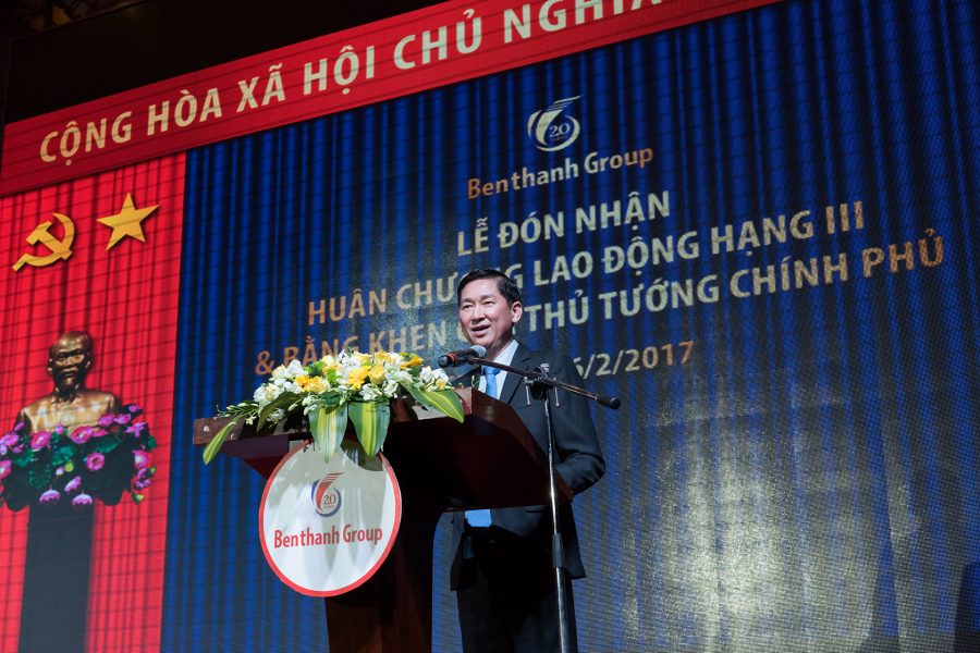 Benthanh Group tổ chức Hội nghị Tổng kết phong trào thi đua yêu nước năm 2016, Lễ đón nhận Huân Chương Lao Động hạng Ba, Bằng khen của Thủ tướng Chính phủ