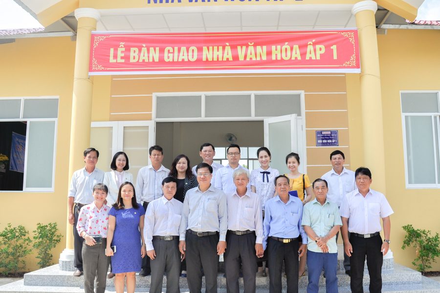 Benthanh Group và các doanh nghiệp thành viên tặng công trình Nhà văn hóa Ấp 1 cho xã Tam Hiệp, huyện Châu Thành, tỉnh Tiền Giang