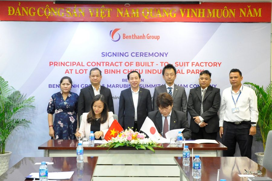 Signing Ceremony Principal Contract Of Built – To – Suit Factory At Lot A6 – Binh Chieu Industrial Park, Ho Chi Minh City, Vietnam