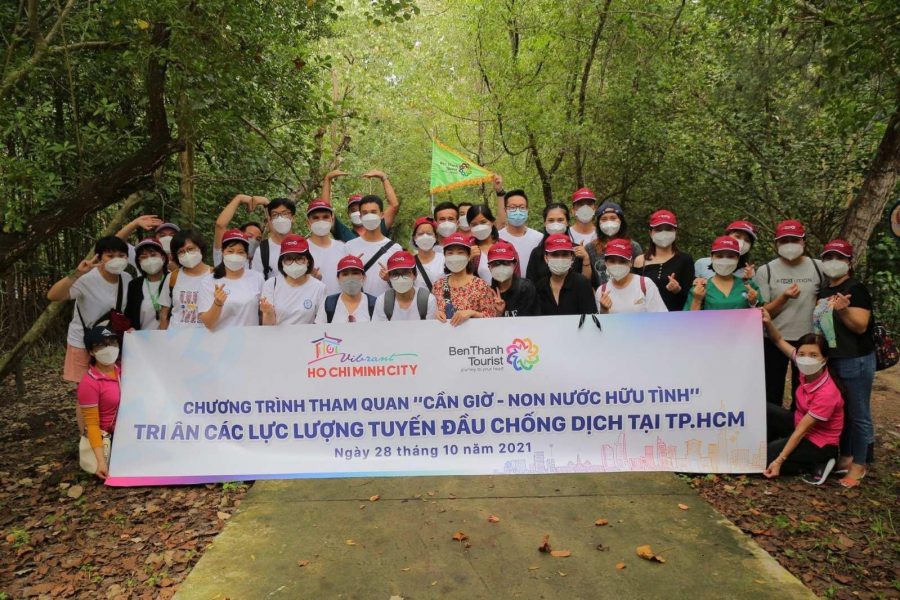 Đơn vị BenThanh Tourist (trực thuộc Benthanh Group) tổ chức thành công tour tri ân các lực lượng tuyến đầu chống dịch.