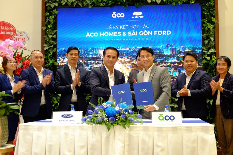 Lễ ký kết hợp tác giữa Benthanh House – ÀCO Homes và Sài Gòn Ford.