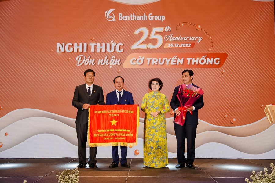 Lễ kỷ niệm chào mừng 25 năm ngày thành lập Tổng Công ty Bến Thành – TNHH MTV (26/12/1997-26/12/2022).