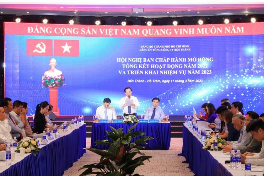 Hội nghị Ban chấp hành mở rộng tổng kết hoạt động Đảng bộ năm 2022, Triển khai kế hoạh SXKD năm 2023 và Hội nghị Tổng kết phong trào Thi đua yêu nước năm 2022.