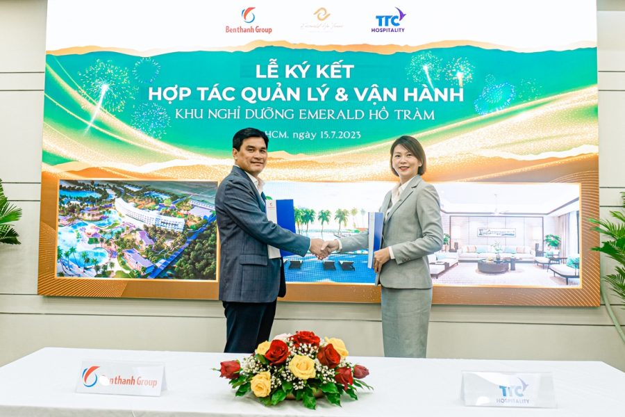 Benthanh Group và TTC Hospitality hợp tác vận hành Emerald Hồ Tràm Resort.